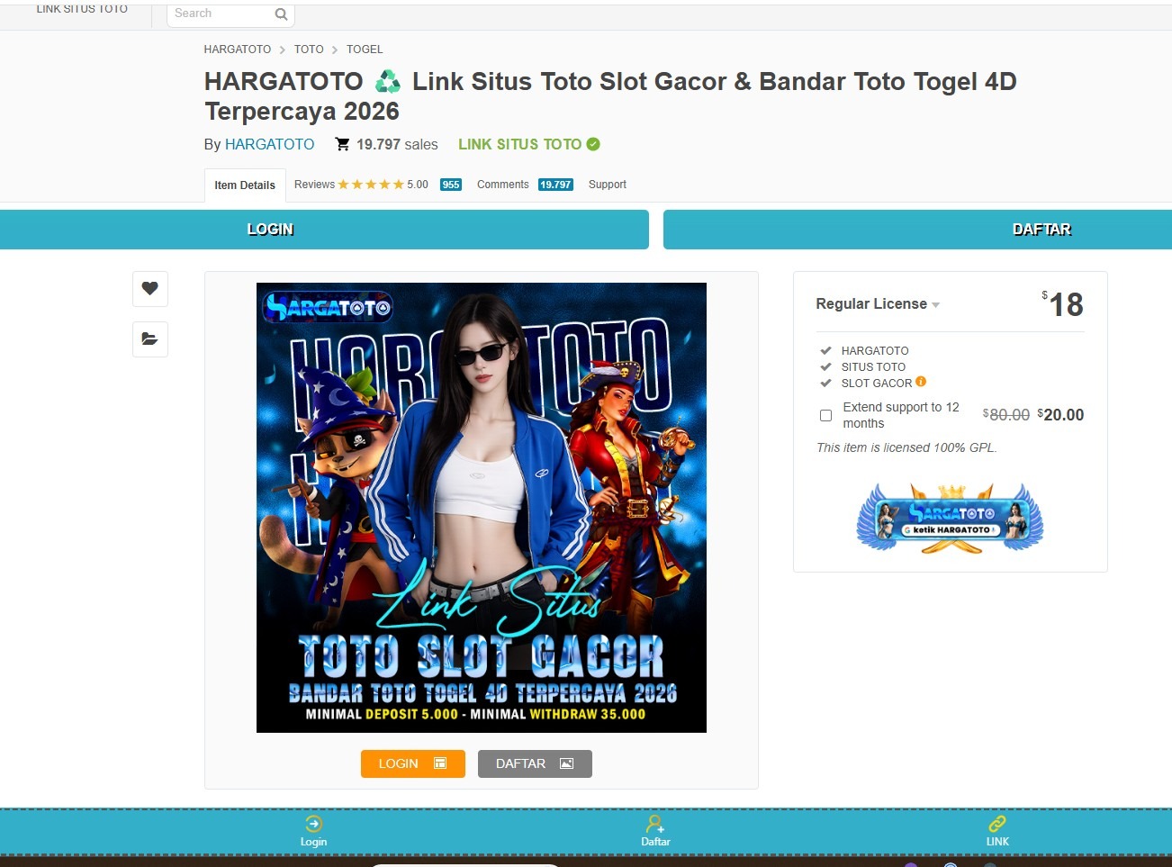 HARGATOTO ♻️ Link Situs Toto Slot Gacor & Bandar Toto Togel 4D Terpercaya 2026 